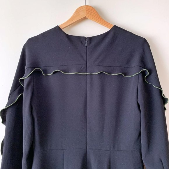 COS Ruffle Sleeve Sheath Dress - Picture 4 of 5